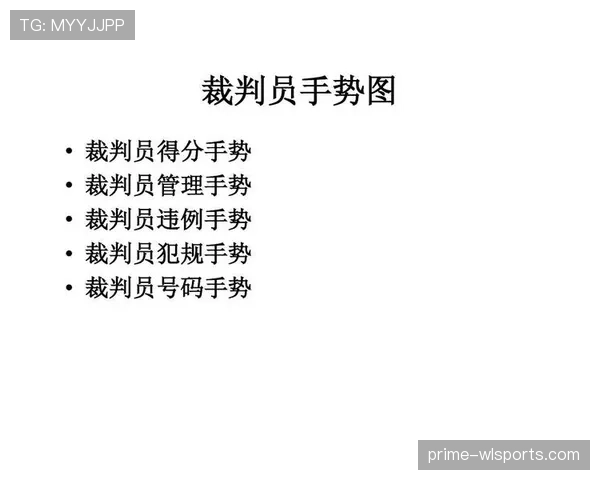 篮球裁判手势规则解析：如何看懂场上的判罚信号？
